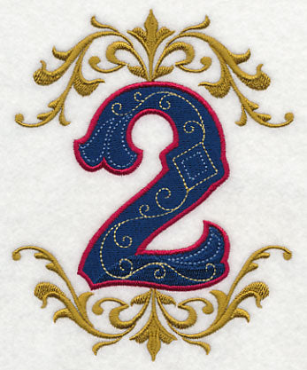 Illuminated Number 2 (7.8 inch)