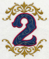 Illuminated Number 2 (7.8 inch)