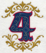 Illuminated Number 4 (7.8 inch)