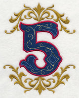 Illuminated Number 5 (7.8 inch)
