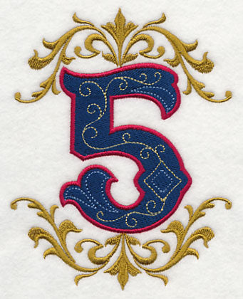 Illuminated Number 5 (7.8 inch)