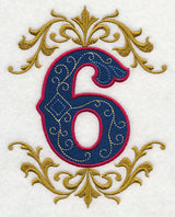 Illuminated Number 6 (7.8 inch)