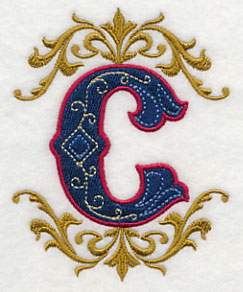Illuminated Letter C (7.8 inch)