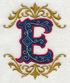 Illuminated Letter E (7.8 inch)