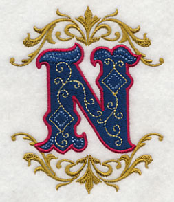 Illuminated Letter N (7.8 inch)