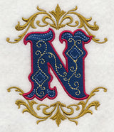 Illuminated Letter N (7.8 inch)