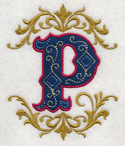Illuminated Letter P (7.8 inch)