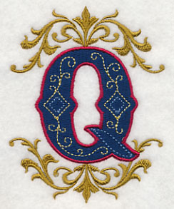 Illuminated Letter Q (7.8 inch)