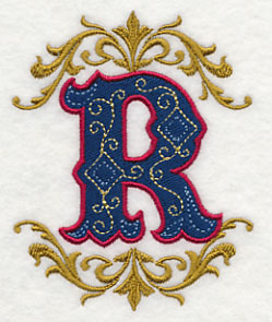 Illuminated Letter R (7.8 inch)