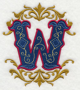 Illuminated Letter W (7.8 inch)