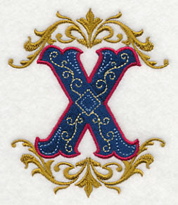 Illuminated Letter X (7.8 inch)