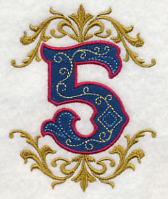 Illuminated Number 5 (7.8 inch)