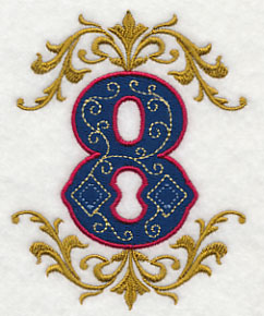 Illuminated Number 8 (7.8 inch)