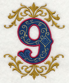Illuminated Number 9 (7.8 inch)