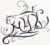 Inky Bear Walking