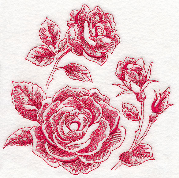 Rose Botanical (Toile)