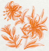 Tiger Lily Botanical (Toile)