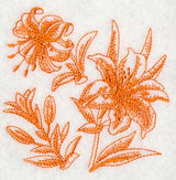 Tiger Lily Botanical (Toile)