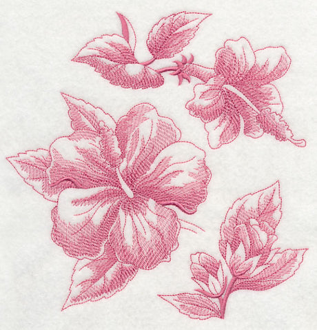 Hibiscus Botanical (Toile)