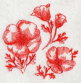 California Poppy Botanical (Toile)