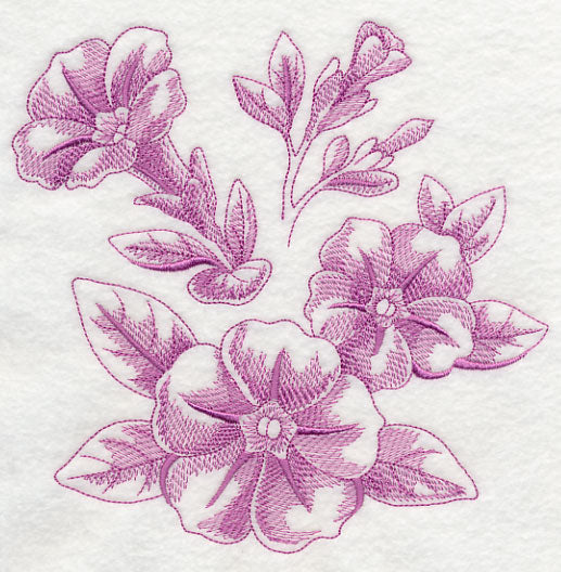 Petunia Botanical (Toile)