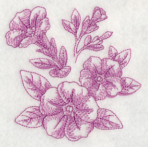 Petunia Botanical (Toile)
