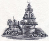 Ship John Shoal Light Sketch (New Jersey)