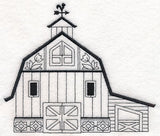 Country Barn (Blackwork)
