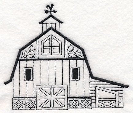 Country Barn (Blackwork)