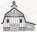 Country Barn (Blackwork)