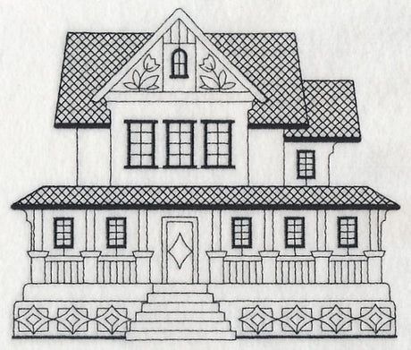Farmhouse (Blackwork)