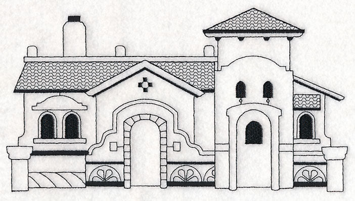 Spanish Colonial (Blackwork)