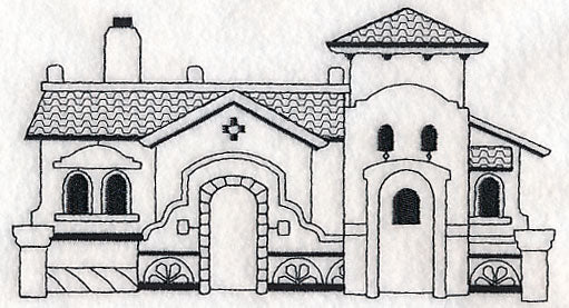 Spanish Colonial (Blackwork)
