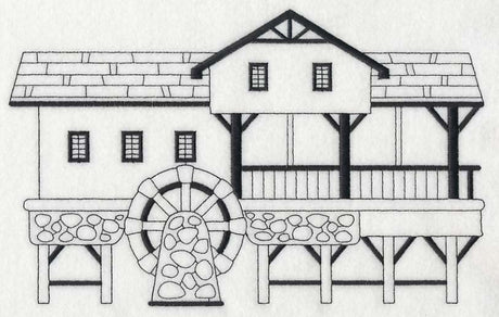 Saw Mill (Blackwork)
