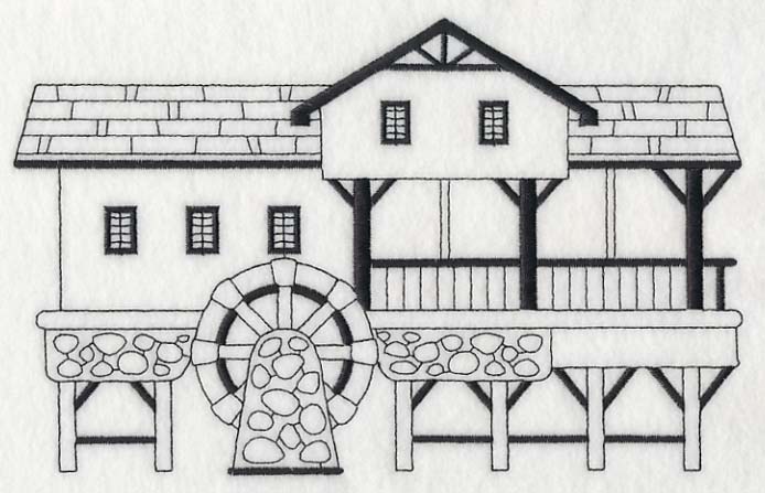 Saw Mill (Blackwork)