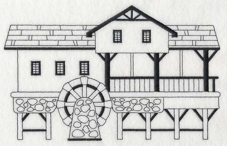 Saw Mill (Blackwork)
