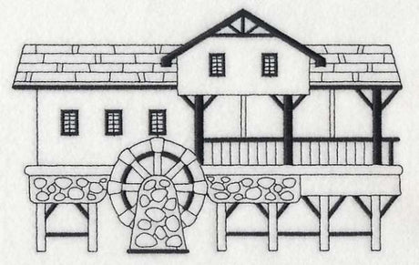 Saw Mill (Blackwork)