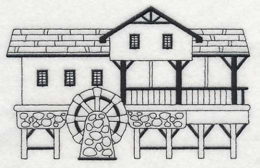 Saw Mill (Blackwork)