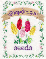 Country Charm Seed Packet - Snapdragons