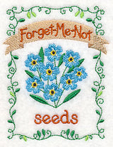 Country Charm Seed Packet - Forget-Me-Not