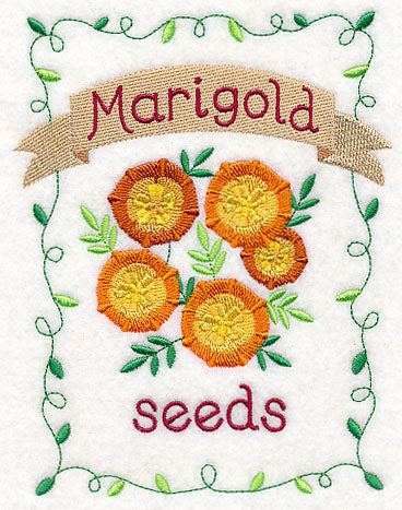 Country Charm Seed Packet - Marigold