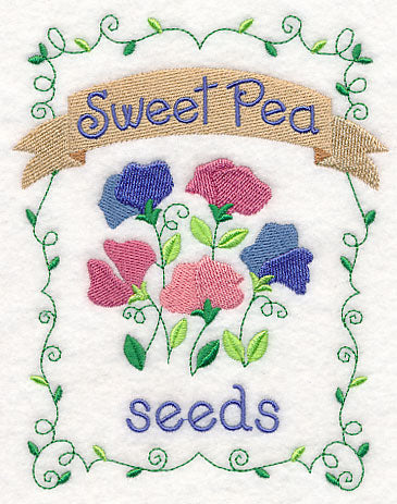 Country Charm Seed Packet - Sweet Pea