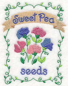 Country Charm Seed Packet - Sweet Pea