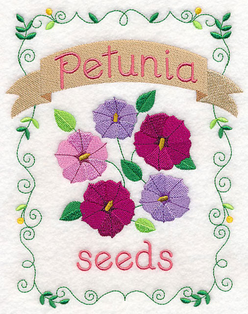 Country Charm Seed Packet - Petunia