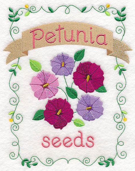 Country Charm Seed Packet - Petunia