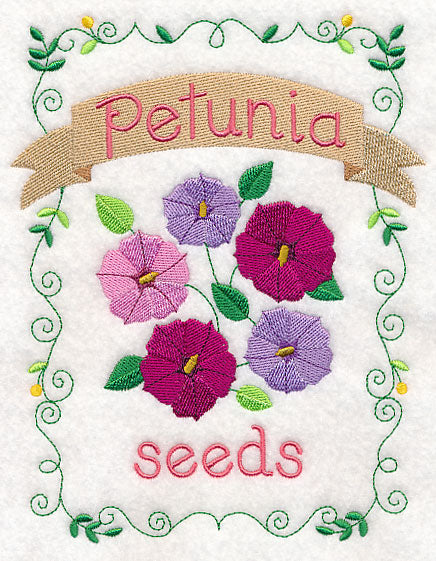 Country Charm Seed Packet - Petunia