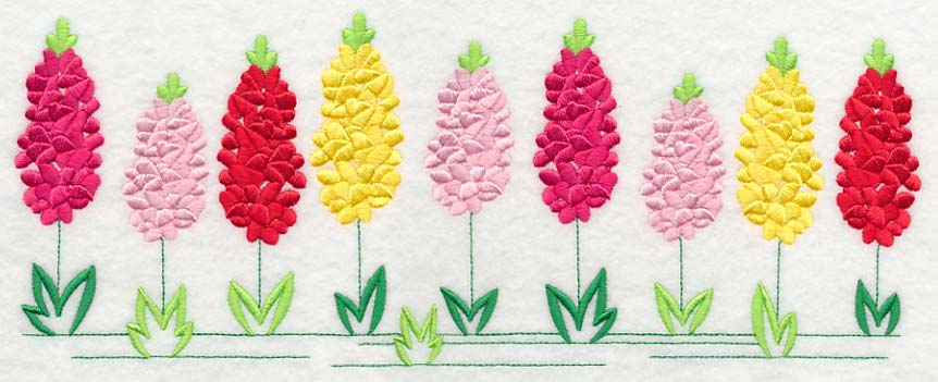 Country Charm Border - Snapdragons