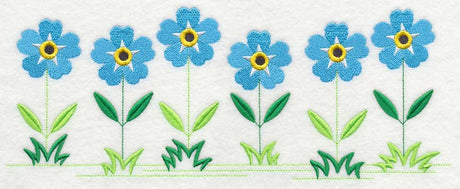 Country Charm Border - Forget-Me-Not