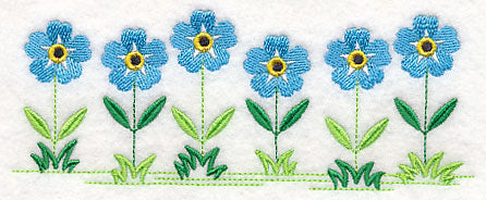 Country Charm Border - Forget-Me-Not