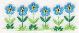 Country Charm Border - Forget-Me-Not